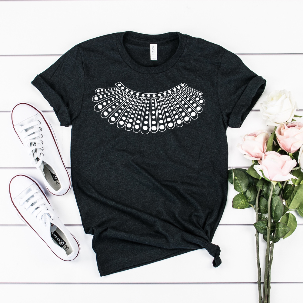 RBG Ruth Bader Ginsburg Dissent Collar T-Shirt